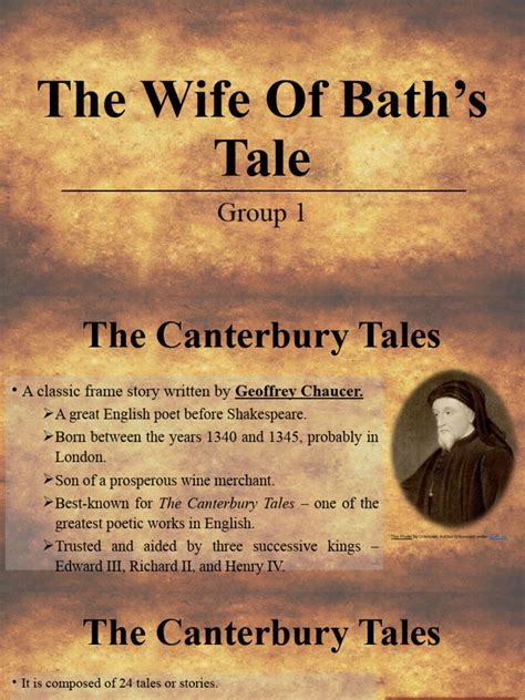  The Wife of Bath's Tale - Uma História Feminista de um Século Passado?